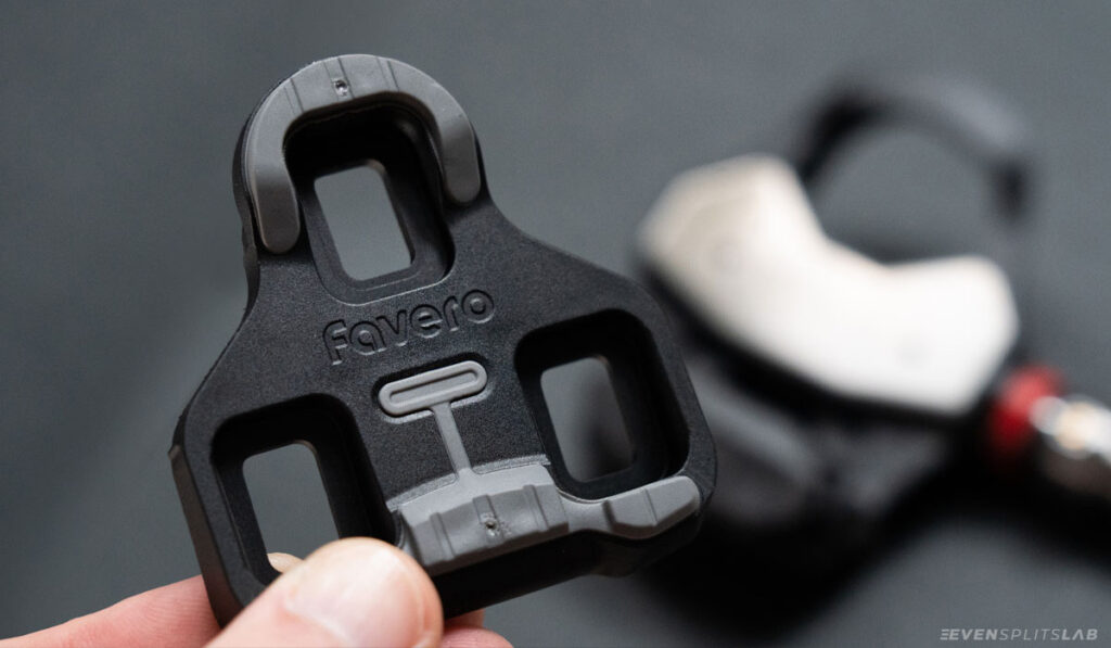 Look Keo cleats that comes with Favero Assioma Pro RL