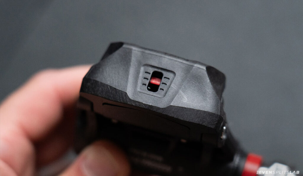 Favero Assioma PRO RL tension adjustment indicator
