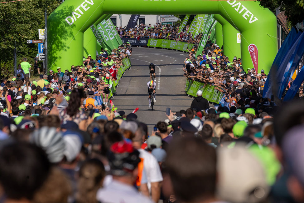Cyclist during bike course of the 2026 Challenge Roth